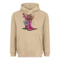 Mushroom valentines day western boots and roses Heavyweight Hoodie - AdoDesignShop