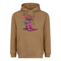 Toasted Coconut valentines day western boots and roses Heavyweight Hoodie - AdoDesignShop