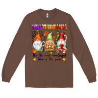 Chestnut hallothanksmas its the most wonderful time of the Long Sleeve Tee - texasbilliewilder