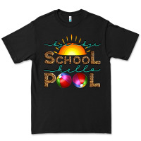 Black bye bye school hello pool Premium Tee - Artiststas