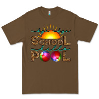 Cacao bye bye school hello pool Premium Tee - Artiststas
