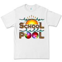 White bye bye school hello pool Premium Tee - Artiststas