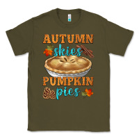 Army Green autumn skies pumpkin pies Classic Tee - HRA Design Shop