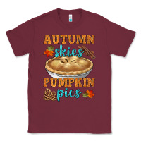 Burgundy autumn skies pumpkin pies Classic Tee - HRA Design Shop