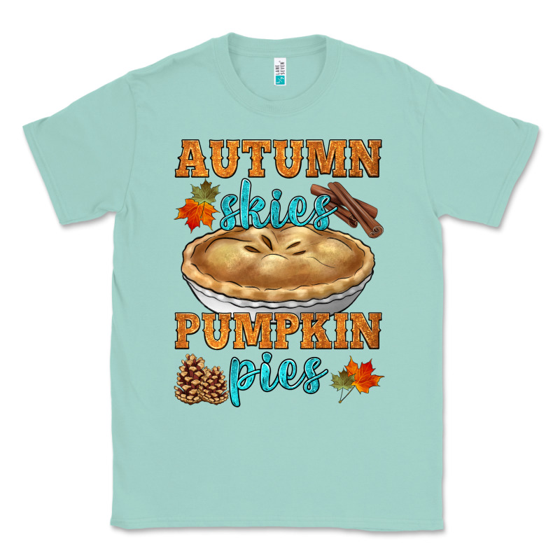 Autumn Skies Pumpkin Pies Classic Tee by HRA Design Shop | Teevron