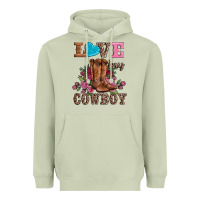 Matcha valentines day love my cowboy Heavyweight Hoodie - AdoDesignShop