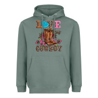 Sage valentines day love my cowboy Heavyweight Hoodie - AdoDesignShop