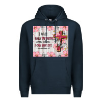 Navy christian Premium Hoodie - MaliasSmallBusiness