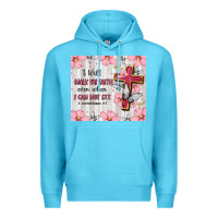 Ocean Blue christian Premium Hoodie - MaliasSmallBusiness