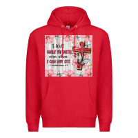 Red christian Premium Hoodie - MaliasSmallBusiness