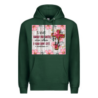 Sports Green christian Premium Hoodie - MaliasSmallBusiness