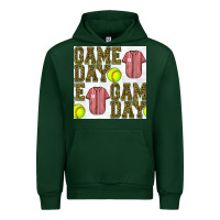 Forest Green softball uniform game day seamless pattern Urban Hoodie - BundleAndBundleShop