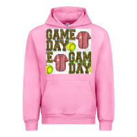 Fuchsia Pink softball uniform game day seamless pattern Urban Hoodie - BundleAndBundleShop