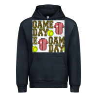 Navy softball uniform game day seamless pattern Urban Hoodie - BundleAndBundleShop