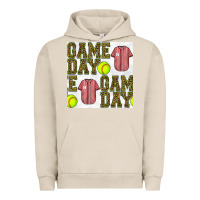 Pigment French Oak softball uniform game day seamless pattern Urban Hoodie - BundleAndBundleShop