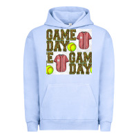 Pigment Grape Ice softball uniform game day seamless pattern Urban Hoodie - BundleAndBundleShop