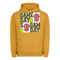 Pigment Peanut Butter softball uniform game day seamless pattern Urban Hoodie - BundleAndBundleShop