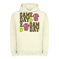 Pigment Pistachio softball uniform game day seamless pattern Urban Hoodie - BundleAndBundleShop