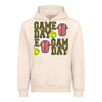 Sandshell softball uniform game day seamless pattern Urban Hoodie - BundleAndBundleShop