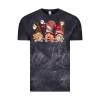 Cloud Black baseball gnomes Vintage Tee - Zillion Design Studio