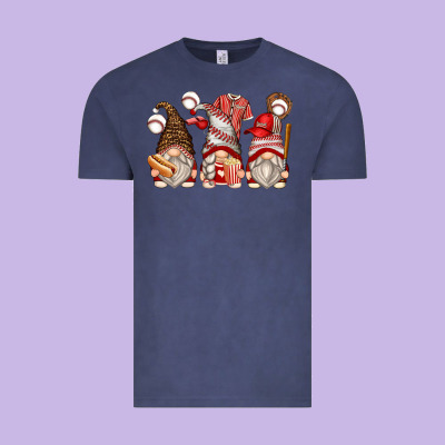 Baseball Gnomes Vintage Tee Designed By Zillion Design Studio