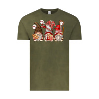 Vintage Olive baseball gnomes Vintage Tee - Zillion Design Studio