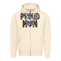 Sandshell proud mom Zipper Hoodie - CowhideDigitalArt