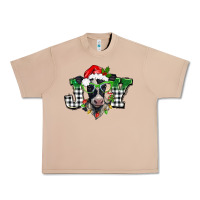 Burro Christmas joy black and white cow Urban Heavy Tee - BarkalooDesign