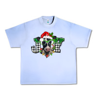Grape Ice Christmas joy black and white cow Urban Heavy Tee - BarkalooDesign