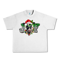 Lunar Rock Christmas joy black and white cow Urban Heavy Tee - BarkalooDesign