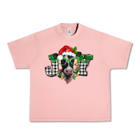 Salmon Christmas joy black and white cow Urban Heavy Tee - BarkalooDesign
