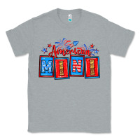 Heather Grey American mini Classic Tee - Neo Western
