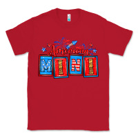 Red American mini Classic Tee - Neo Western