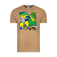 Brazil Hearts Vintage Tee | Teevron