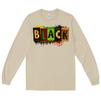 Mushroom Black juneteenth Long Sleeve Tee - Zillion Design Studio