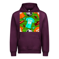 Mauve Wine soccer ball uniform and shoes seamless pattern Urban Hoodie - BundleAndBundleShop
