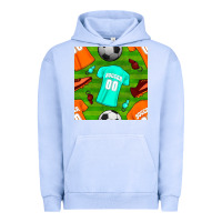 Pigment Grape Ice soccer ball uniform and shoes seamless pattern Urban Hoodie - BundleAndBundleShop