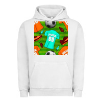 Pigment Lunar Rock soccer ball uniform and shoes seamless pattern Urban Hoodie - BundleAndBundleShop