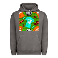 Pigment Tornado soccer ball uniform and shoes seamless pattern Urban Hoodie - BundleAndBundleShop