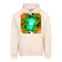 Sandshell soccer ball uniform and shoes seamless pattern Urban Hoodie - BundleAndBundleShop
