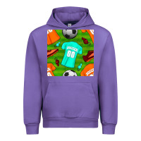 Tulip soccer ball uniform and shoes seamless pattern Urban Hoodie - BundleAndBundleShop