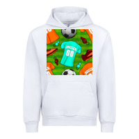 Soccer Ball Uniform And Shoes Seamless Pattern Urban Hoodie | Teevron