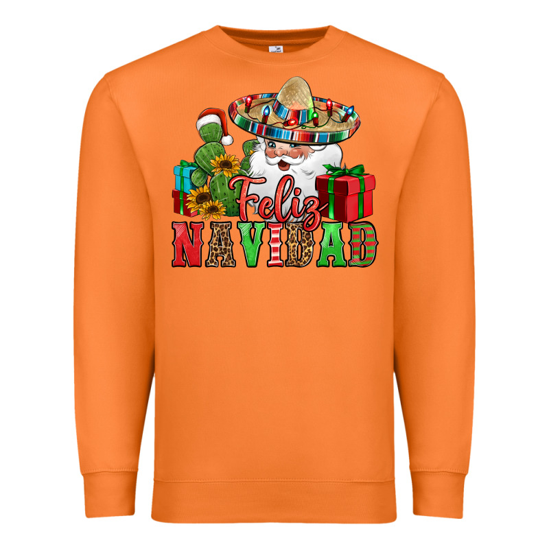 Feliz Navidad Spanish Christmas Premium Sweatshirt by Jasminsmagicworld | Teevron