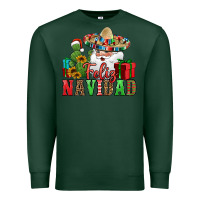 Sports Green feliz navidad Spanish Christmas Premium Sweatshirt - Jasminsmagicworld