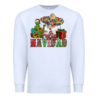 White feliz navidad Spanish Christmas Premium Sweatshirt - Jasminsmagicworld
