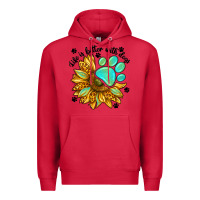 Cardinal life is better with dogs Premium Hoodie - NancyCooperArtShop