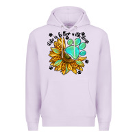 Lilac life is better with dogs Premium Hoodie - NancyCooperArtShop