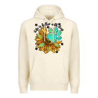Sandshell life is better with dogs Premium Hoodie - NancyCooperArtShop