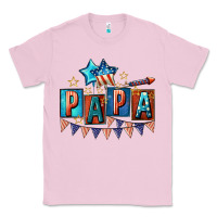 Bubblegum Pink American Papa 4th of july Classic Tee - CowGirlArtShop