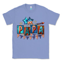 Colony Blue American Papa 4th of july Classic Tee - CowGirlArtShop